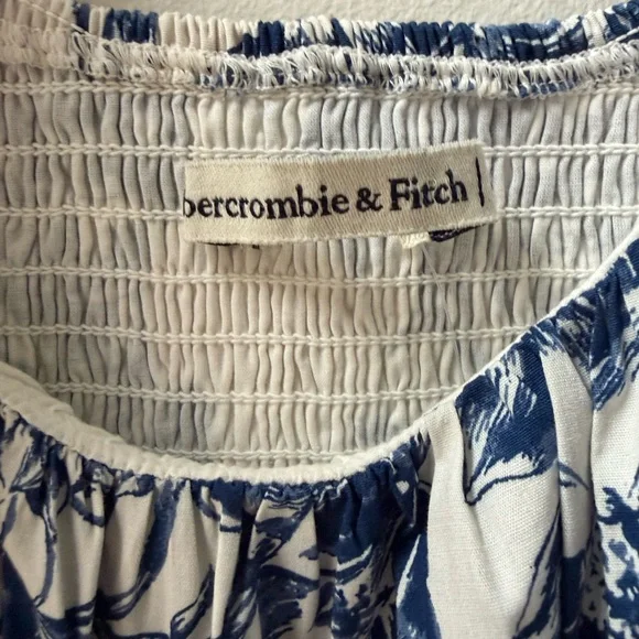 NWT Abercrombie & Fitch Emerson Poplin Puff Sleeve Mini, Size XL - Picture 4 of 10